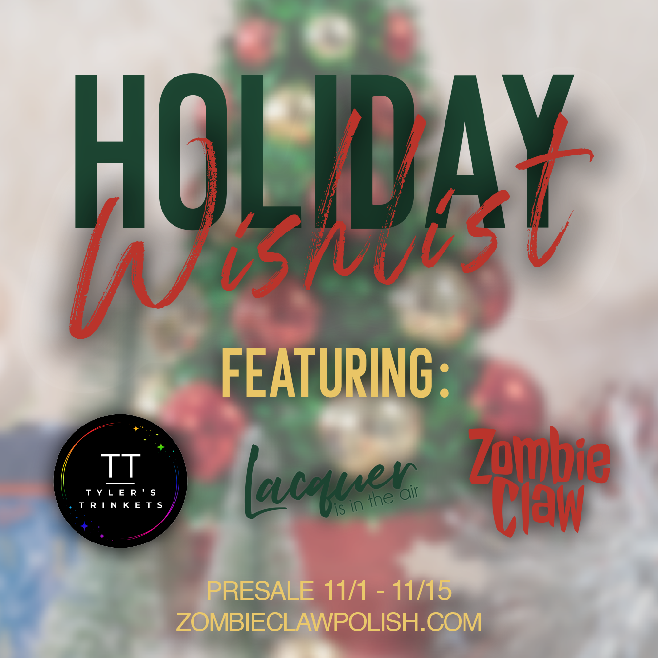 Holiday Wishlist Advent Calendar Overpour